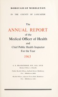 view [Report 1963] / Medical Officer of Health, Middleton Borough.