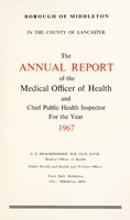 view [Report 1967] / Medical Officer of Health, Middleton Borough.