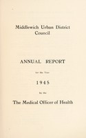 view [Report 1945] / Medical Officer of Health, Middlewich U.D.C.