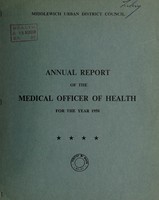 view [Report 1958] / Medical Officer of Health, Middlewich U.D.C.