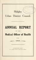 view [Report 1925] / Medical Officer of Health, Midgley U.D.C.