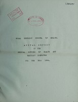 view [Report 1944] / Medical Officer of Health, Millom R.D.C.