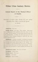 view [Report 1904] / Medical Officer of Health, Millom U.D.C.