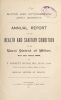 view [Report 1908] / Medical Officer of Health, Milton R.D.C.