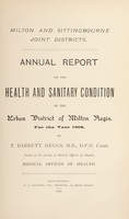 view [Report 1908] / Medical Officer of Health, Milton Regis U.D.C.