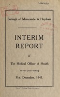 view [Report 1945] / Medical Officer of Health, Morecambe & Heysham Borough.