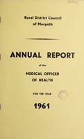 view [Report 1961] / Medical Officer of Health, Morpeth R.D.C.