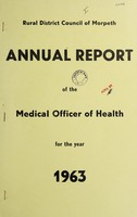 view [Report 1963] / Medical Officer of Health, Morpeth R.D.C.