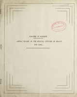 view [Report 1941] / Medical Officer of Health, Morpeth U.D.C. / Borough.