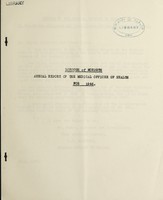 view [Report 1946] / Medical Officer of Health, Morpeth U.D.C. / Borough.