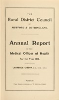 view [Report 1914] / Medical Officer of Health, Mutford & Lothingland R.D.C.