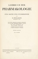 view Lehrbuch der Pharmakologie : für Ärzte und Studierende / von E. Polsson ; ... übersetzt von Friedrich Leskien.