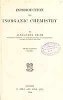 view Introduction to inorganic chemistry / by Alexander Smith.