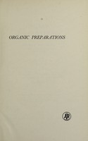 view Organic preparations / Conrad Weygand ; translated and revised from the German text.