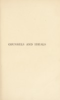 view Counsels and ideals from the writings of William Osler.