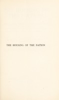 view The housing of the nation / by F.E. Fremantle.