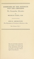 view Sexual aberrations; the phenomena of fetishism in relation to sex : Authorized English version from the 1st German ed / by S. Parker.