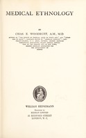 view Medical ethnology / by Chas. E. Woodruff.