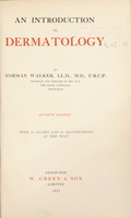 view An introduction to dermatology / by Norman Walker.