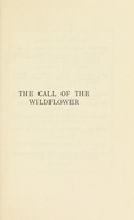 view The call of the wildflower / by Henry S. Salt.