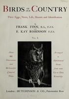 view Birds of our country : their eggs, nests, life, haunts and identification / [Frank Finn].