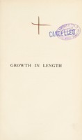 view Growth in length : embryological essays / by Richard Assheton.