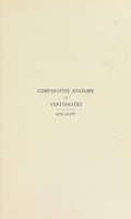 view Outlines of comparative anatomy of vertebrates / by J.S. Kingsley.