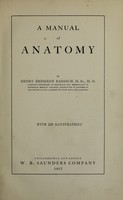 view A manual of anatomy / by Henry Erdmann Radasch.