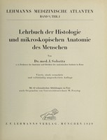 view Lehrbuch und Atlas der Histologie und mikroskopischen Anatomie des Menschen / von J. Sobotta.