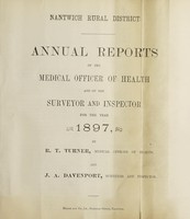 view [Report 1897] / Medical Officer of Health, Nantwich R.D.C.