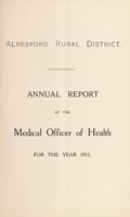 view [Report 1911] / Medical Officer of Health, Alresford R.D.C.