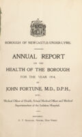 view [Report 1914] / Medical Officer of Health, Newcastle-under-Lyme Borough.