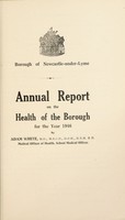 view [Report 1946] / Medical Officer of Health, Newcastle-under-Lyme Borough.