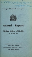 view [Report 1952] / Medical Officer of Health, Newcastle-under-Lyme Borough.