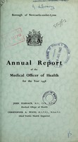 view [Report 1958] / Medical Officer of Health, Newcastle-under-Lyme Borough.