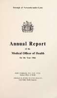 view [Report 1966] / Medical Officer of Health, Newcastle-under-Lyme Borough.