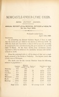 view [Report 1895] / Medical Officer of Health, Newcastle-under-Lyme (Union) R.D.C.