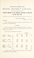 view [Report 1913] / Medical Officer of Health, Newcastle-under-Lyme (Union) R.D.C.