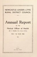 view [Report 1944] / Medical Officer of Health, Newcastle-under-Lyme (Union) R.D.C.