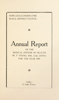 view [Report 1949] / Medical Officer of Health, Newcastle-under-Lyme (Union) R.D.C.