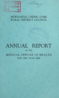 view [Report 1953] / Medical Officer of Health, Newcastle-under-Lyme (Union) R.D.C.