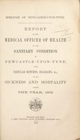 view [Report 1873] / Medical Officer of Health, Newcastle-upon-Tyne City & County.