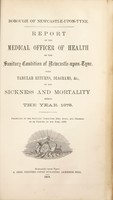 view [Report 1878] / Medical Officer of Health, Newcastle-upon-Tyne City & County.