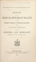 view [Report 1888] / Medical Officer of Health, Newcastle-upon-Tyne City & County.