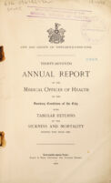 view [Report 1909] / Medical Officer of Health, Newcastle-upon-Tyne City & County.