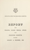 view [Report 1948] / School Health Service, Newcastle-upon-Tyne.