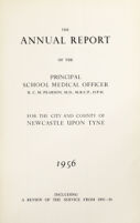 view [Report 1956] / School Health Service, Newcastle-upon-Tyne.