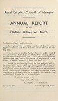 view [Report 1946] / Medical Officer of Health, Newent R.D.C.