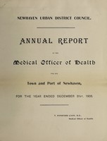 view [Report 1905] / Medical Officer of Health, Newhaven U.D.C.