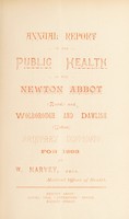 view [Report 1893] / Medical Officer of Health, Newton Abbot R.D.C., Wolborough U.D.C., Dawlish U.D.C.